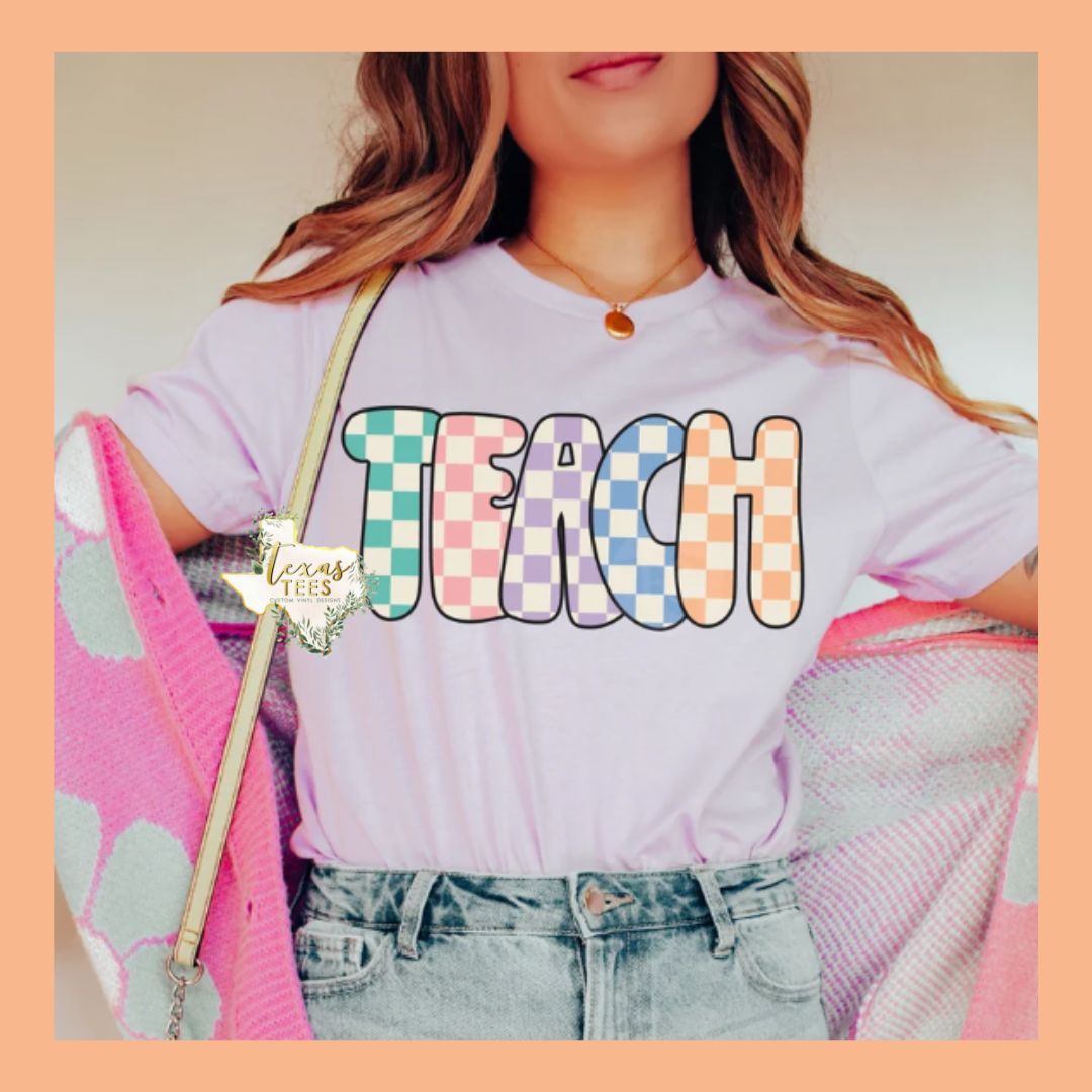 TEACH - Pastel Checker
