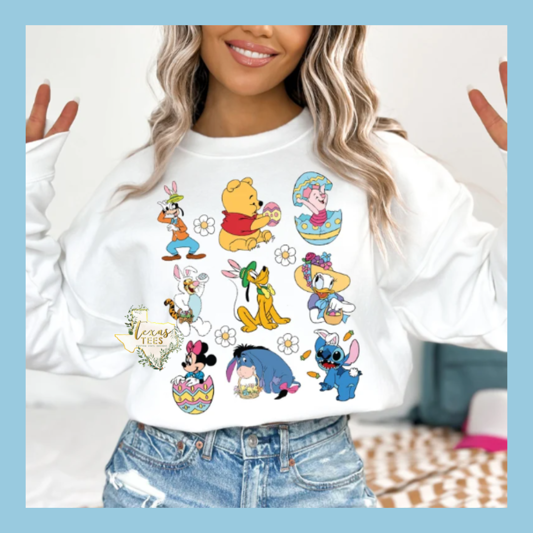 Cartoon Friends Easter - KIDS SIZES