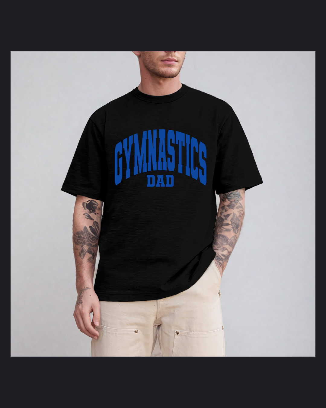 Gymnastics Dad T-Shirt - Regular Print