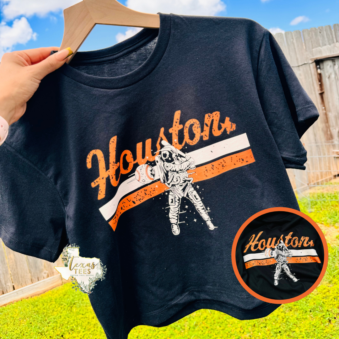 Houston Astronaut Crop Tee