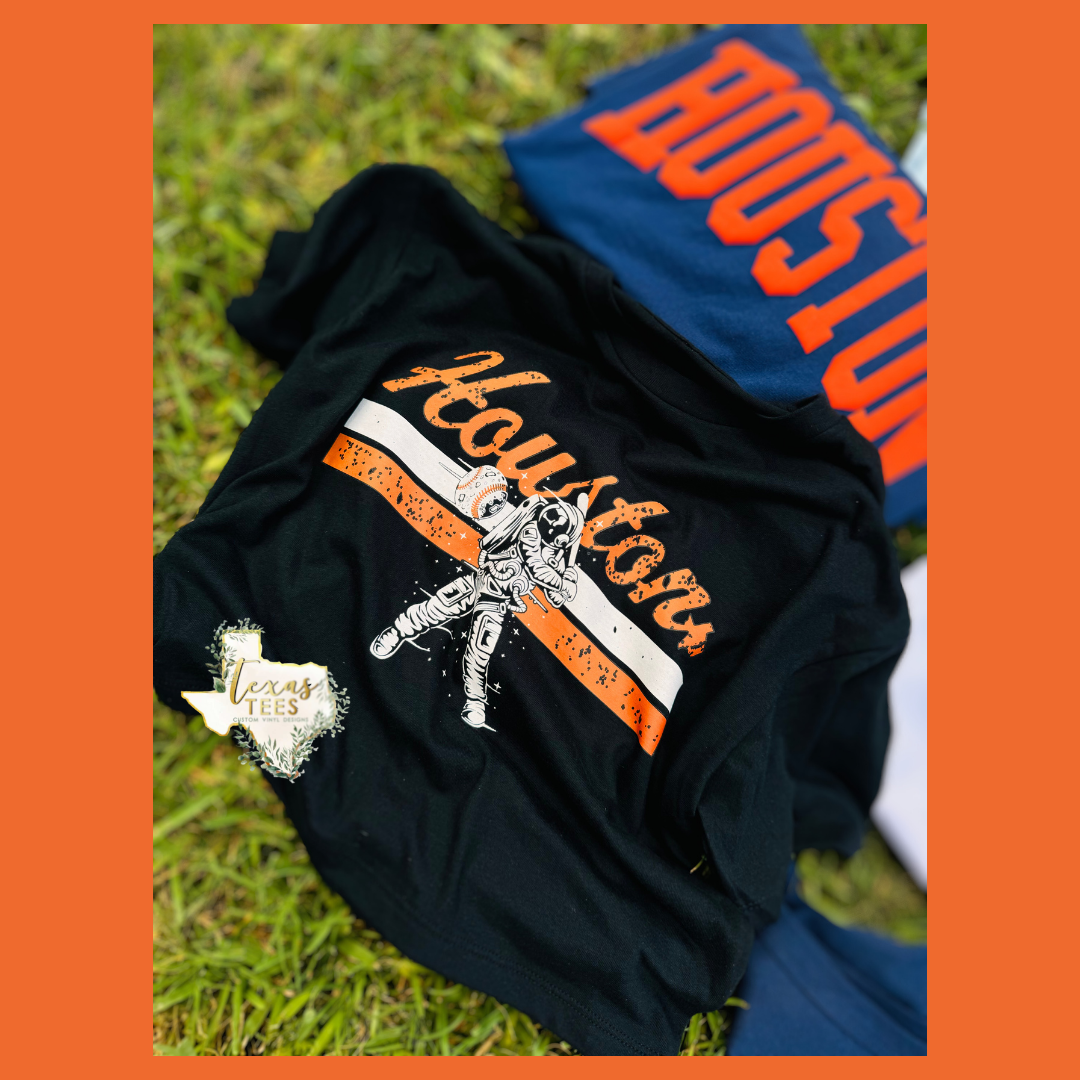 Houston Astronaut Crop Tee