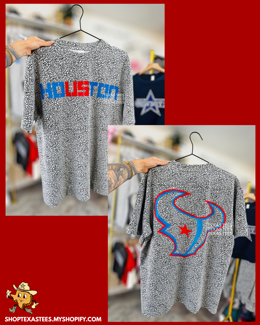 HOUSTON / BULL - Elephant Oversized Tee