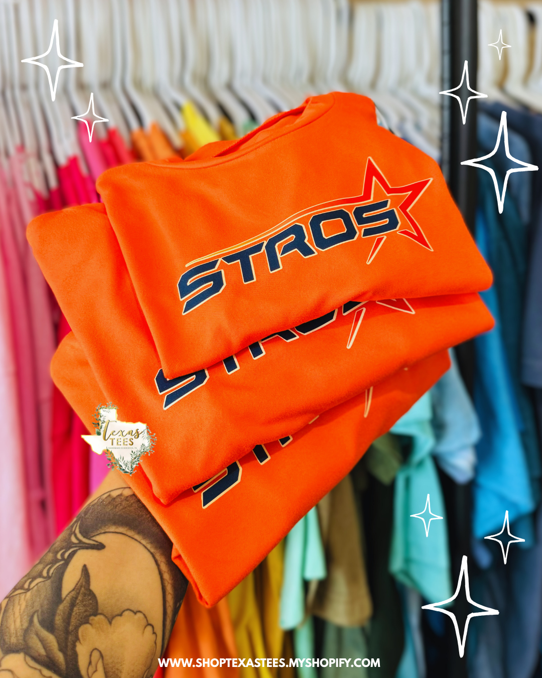 City Connect Crop Tee - Orange