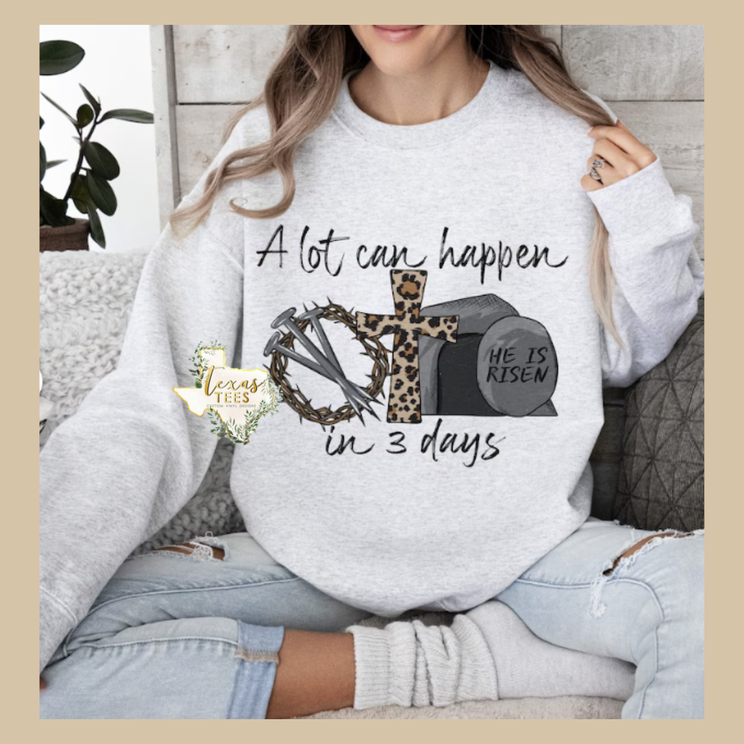 A lot can happen in 3 days - design #2