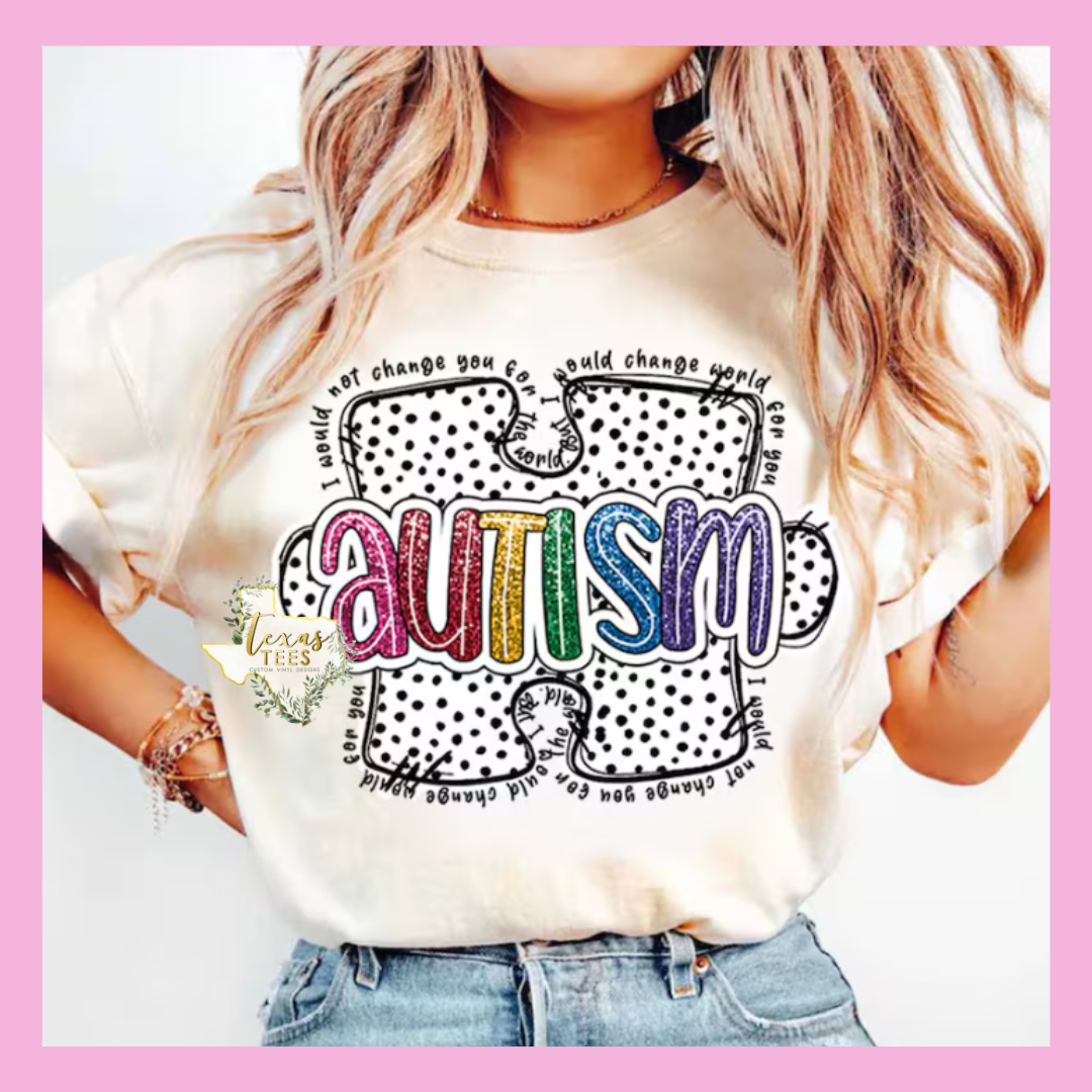Autism Glitter Puzzle