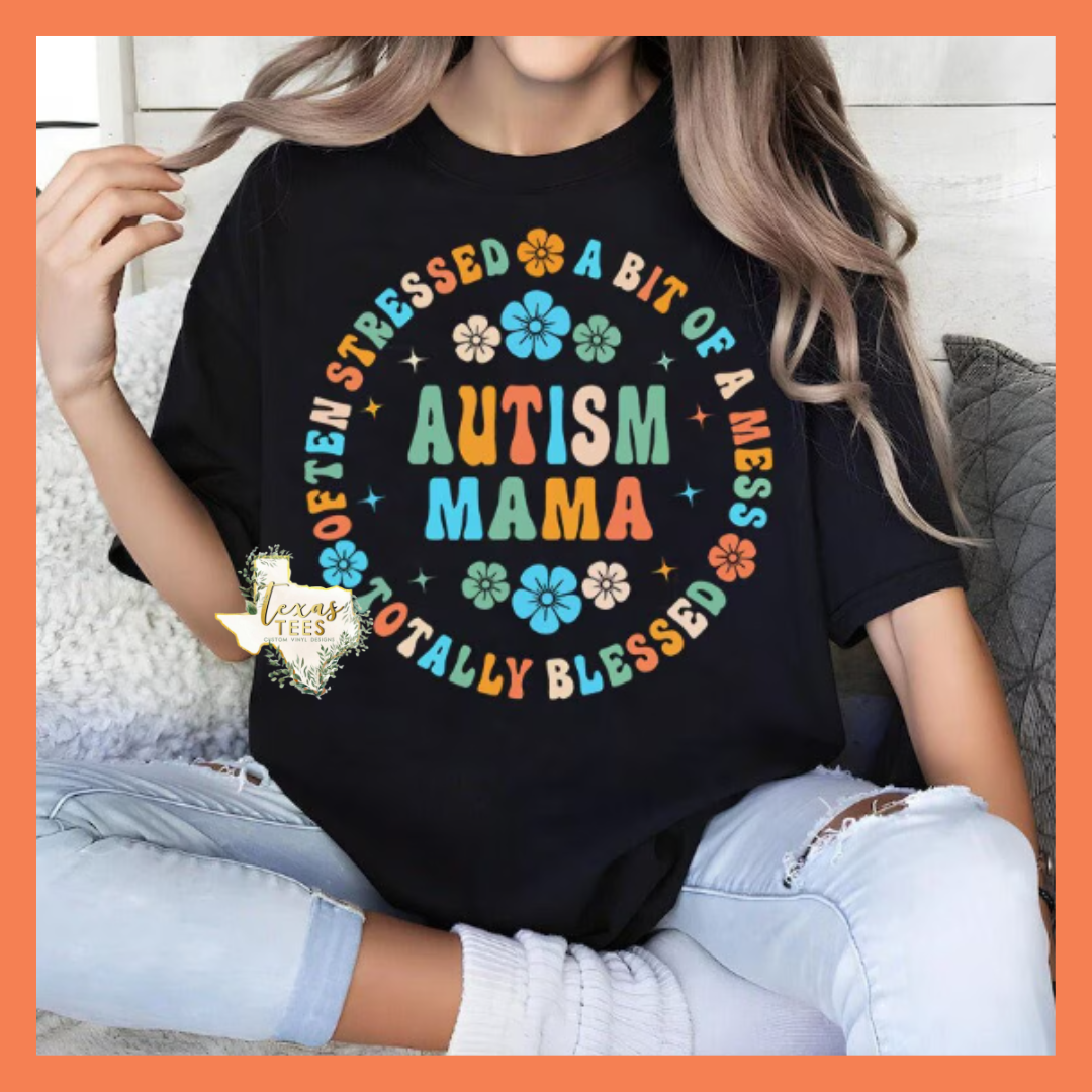 Autism Mama - Floral 2
