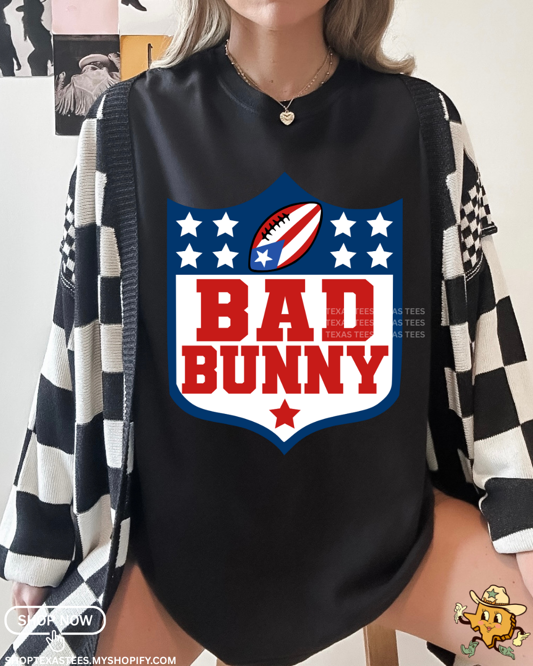 Bad Bunny Football Logo