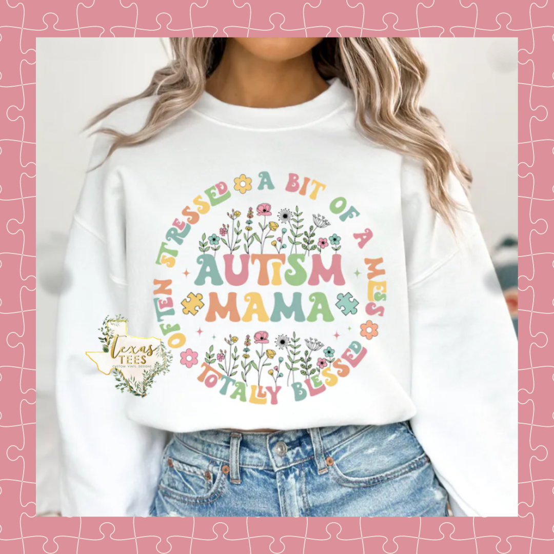 Autism Mama - Floral 1