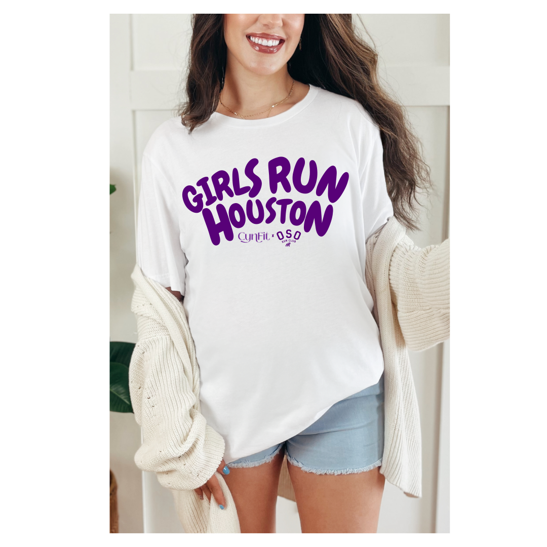 Girls Run Houston - CynFit x Oso Coffee Co. : REGULAR SHORT SLEEVE