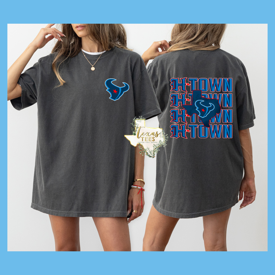 Houston Football - Front Pocket and Back Design