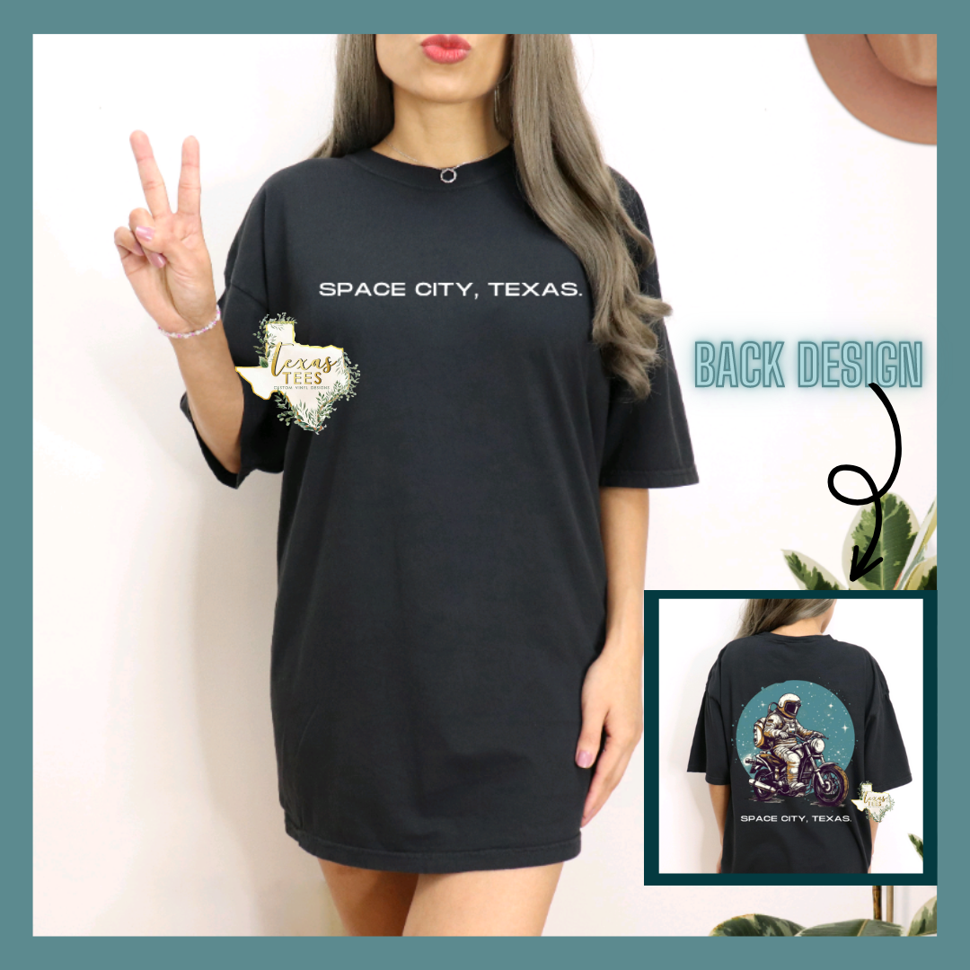 Space City, Texas - Front and Back Design