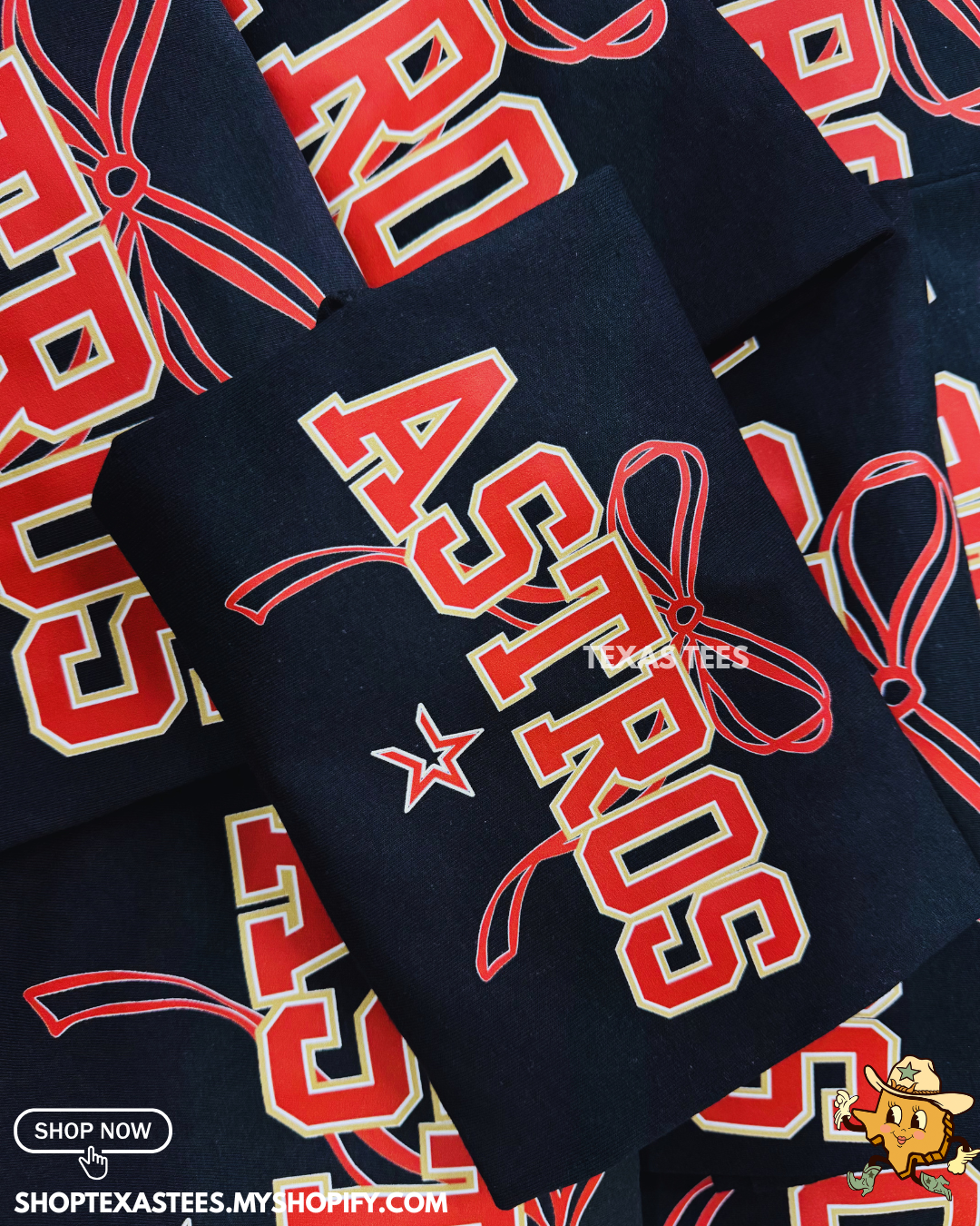 Astros Coquette Brick Red