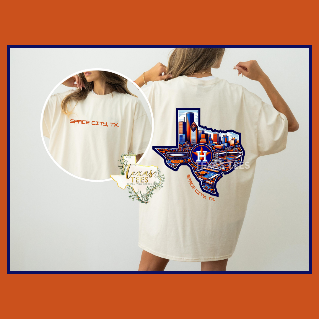 Space City, TX. - Front and Back Design