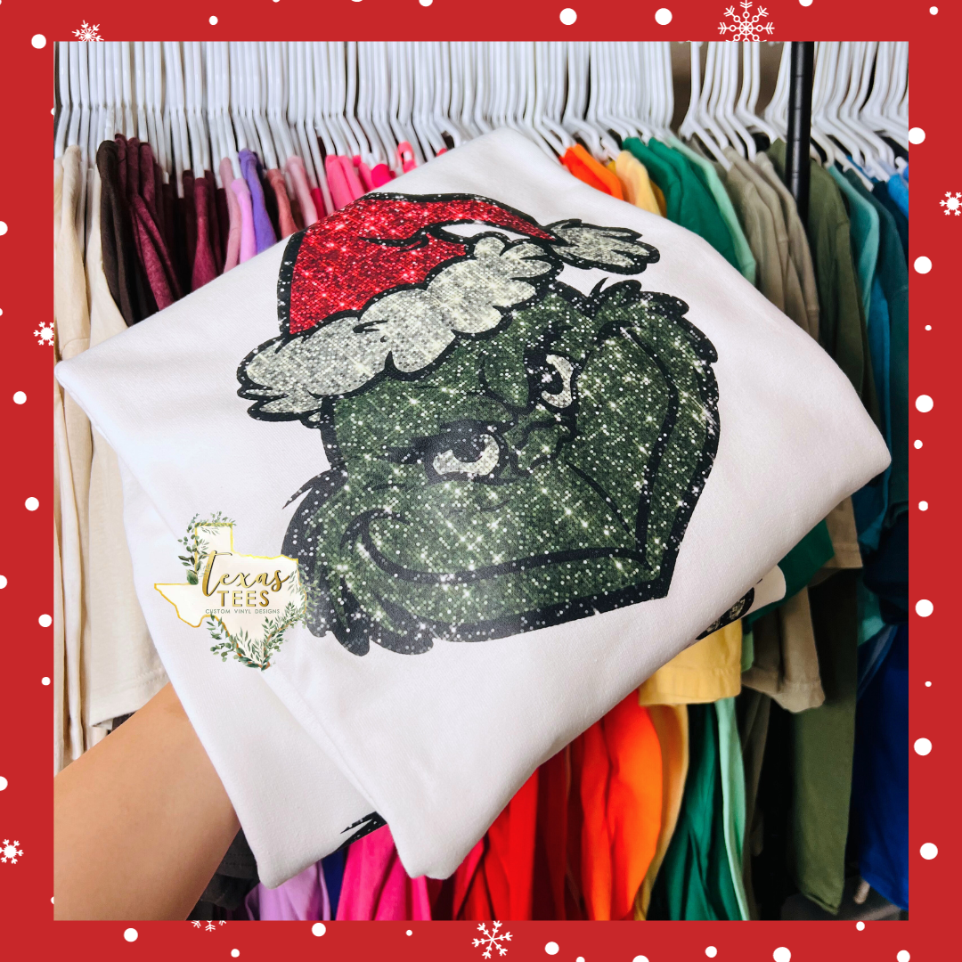 Green Man Faux Glitter