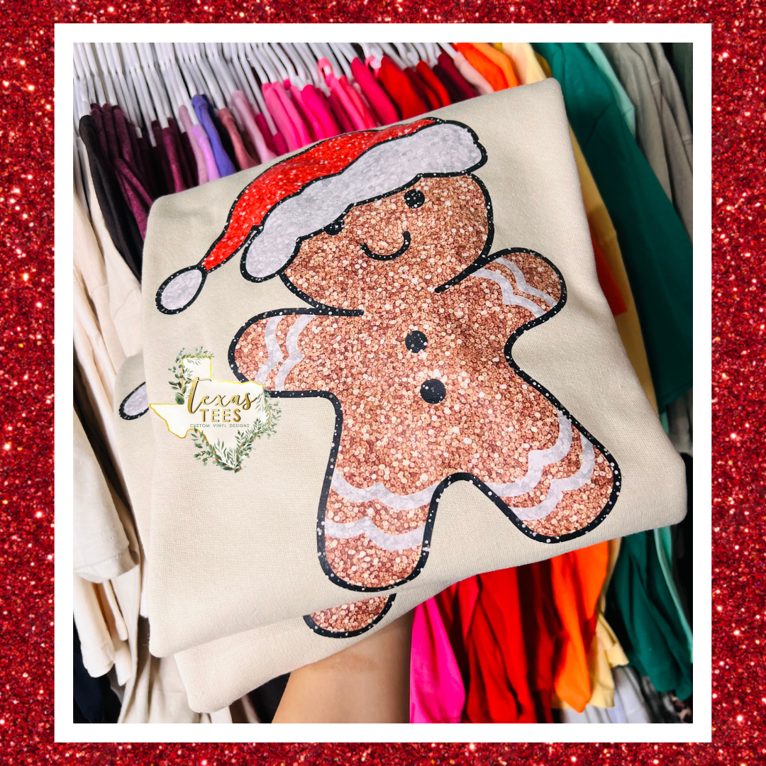 Gingerbread Faux Glitter