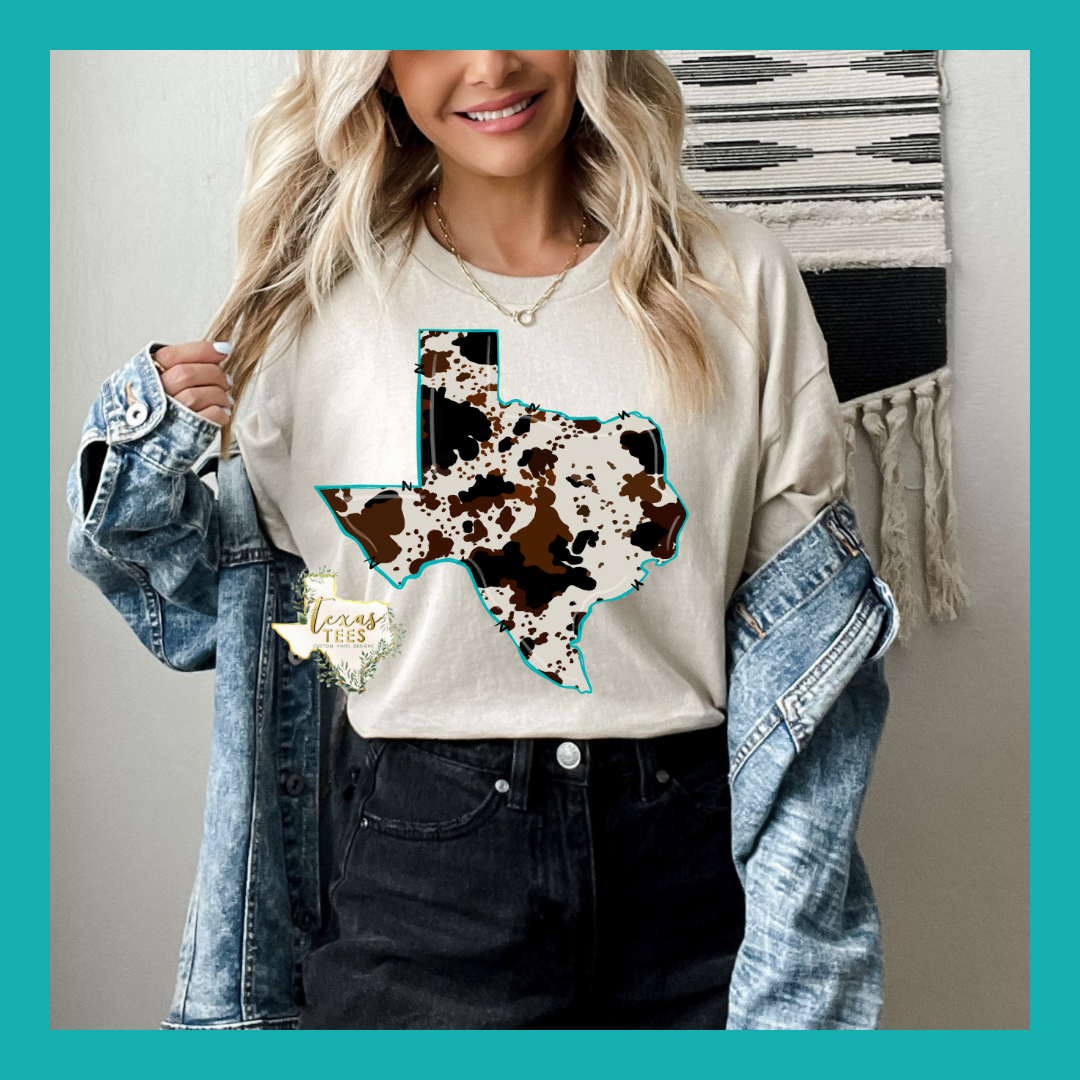 Everything Cowprint Tee without Bleach