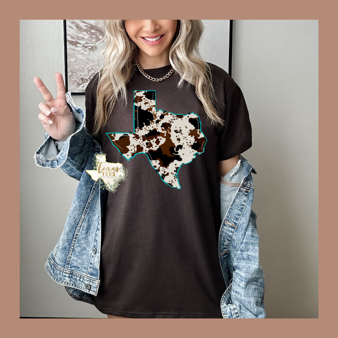 Everything Cowprint Tee without Bleach