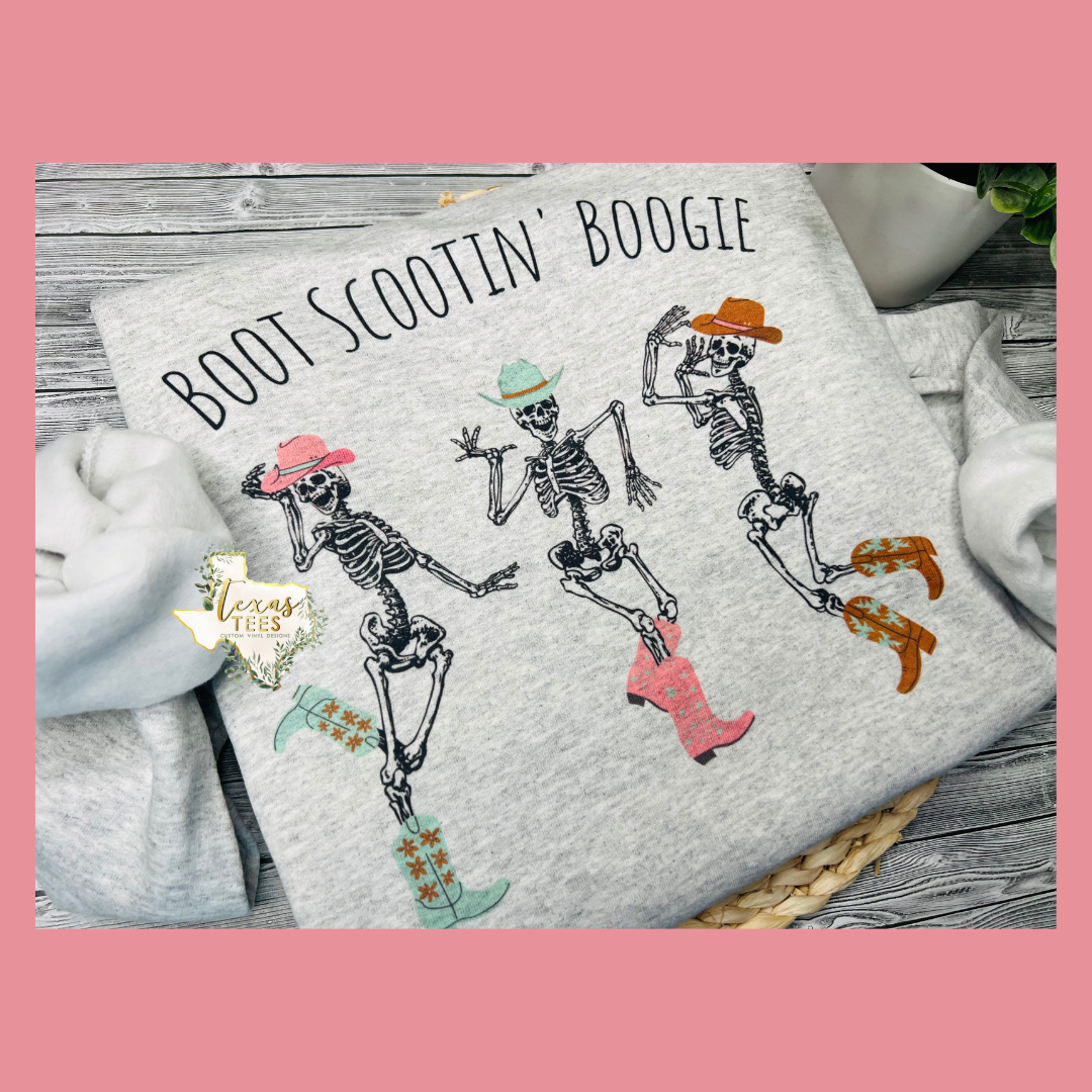 Boot Scootin' Boogie Skeletons