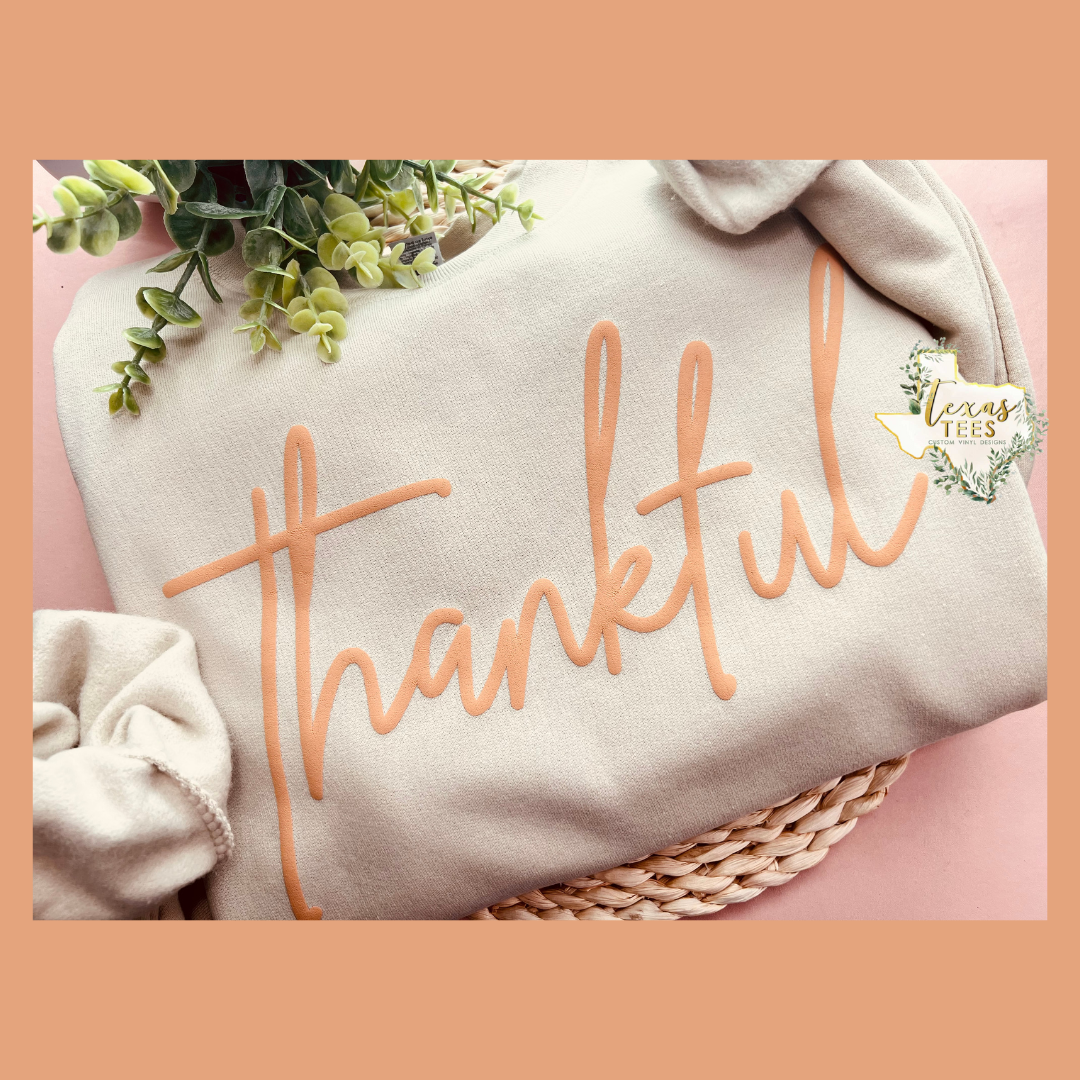 Thankful - 3D Puff Letters