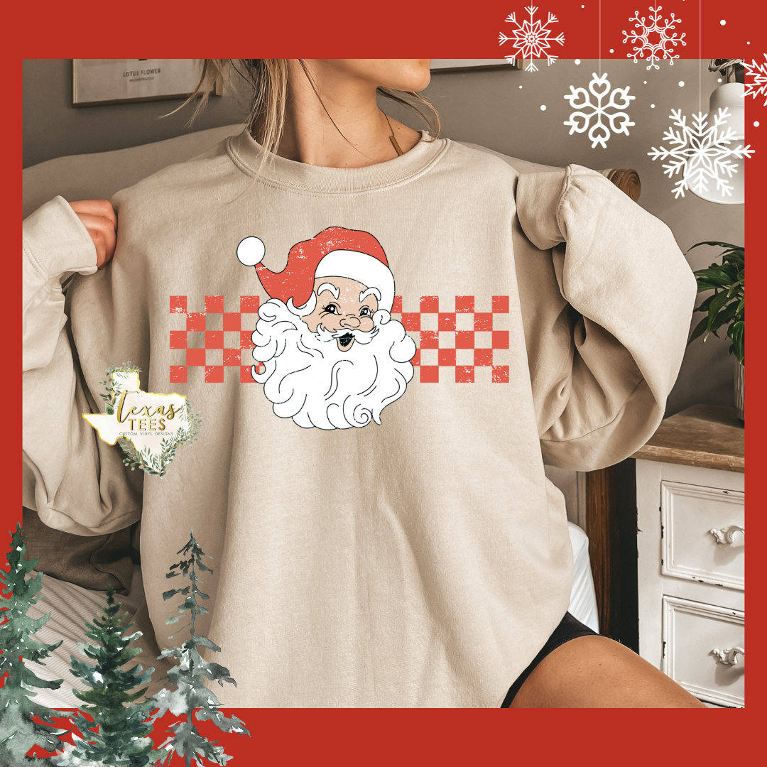 Retro Santa - Red