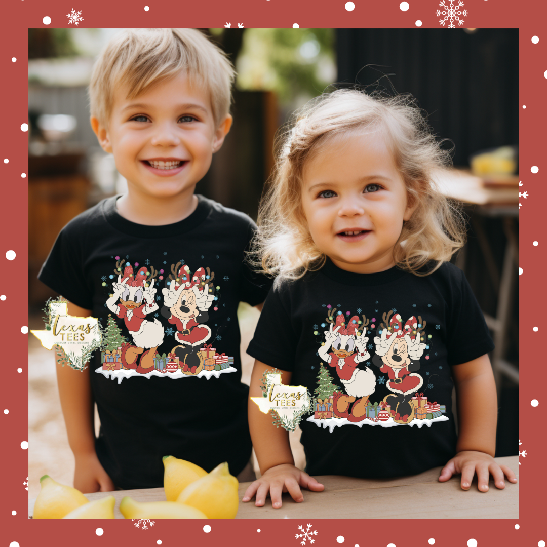 Duck and Mouse Christmas Presents - KIDS SIZES