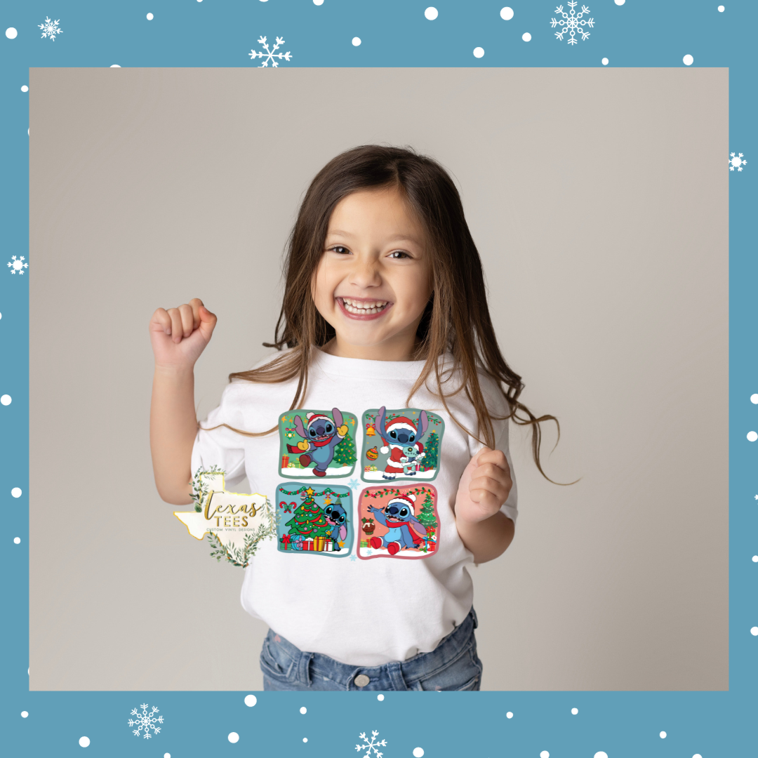Blue Monster Christmas - KIDS SIZES