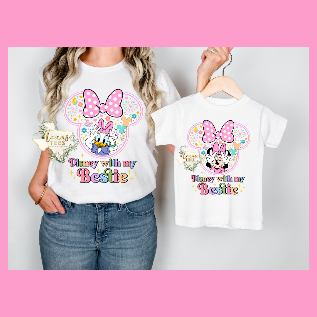 Disney with my Bestie - ADULT ONLY - see other listing for kids.