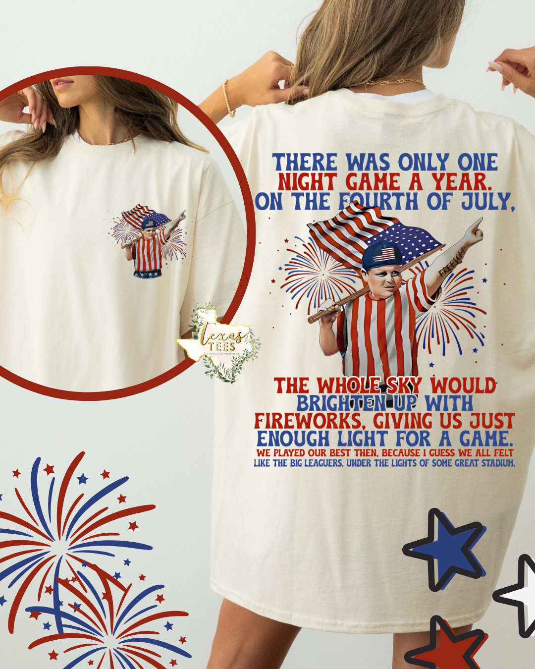 Ham Porter Sandlot - 4th of July Tee