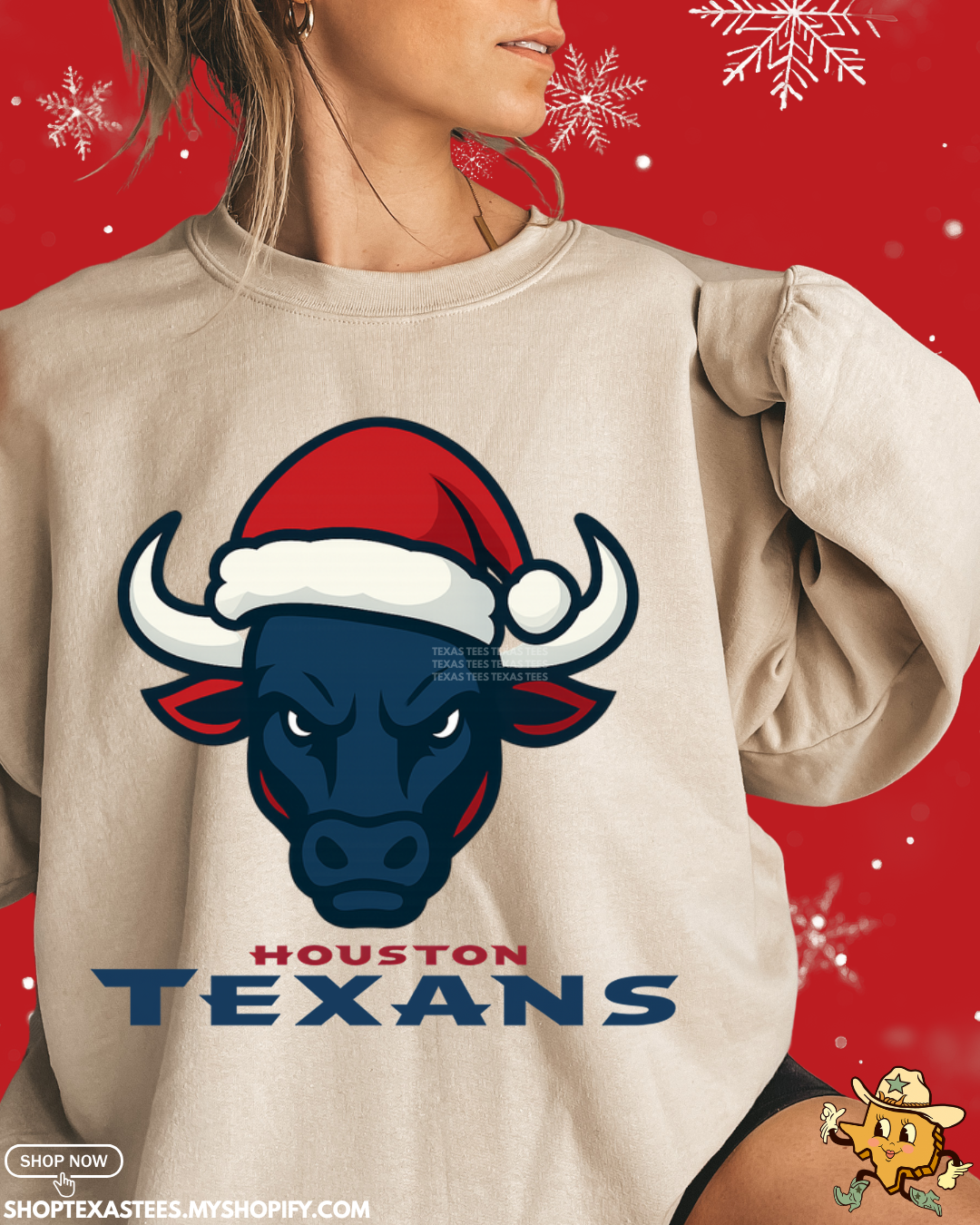 HOU Bull Christmas
