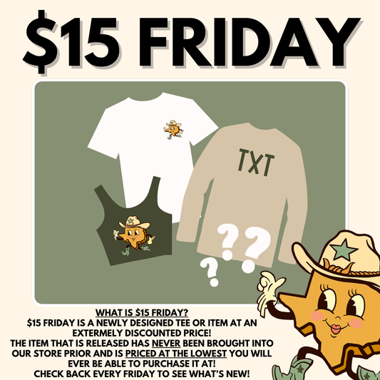 $15 FRIDAY : Adult XL - Adult 5X