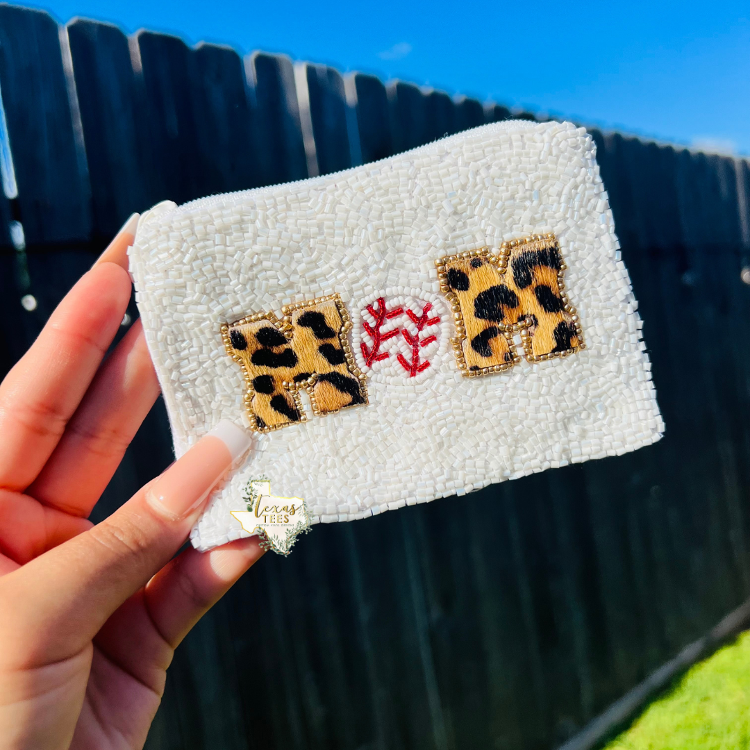 It's Game Day Stadium Bag / Beaded Coin Pouch