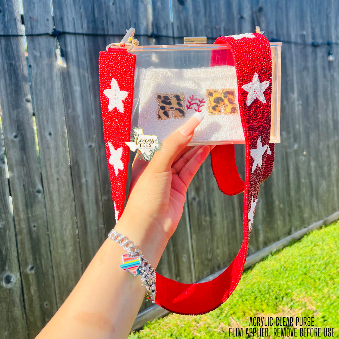 It's Game Day Stadium Bag / Beaded Coin Pouch