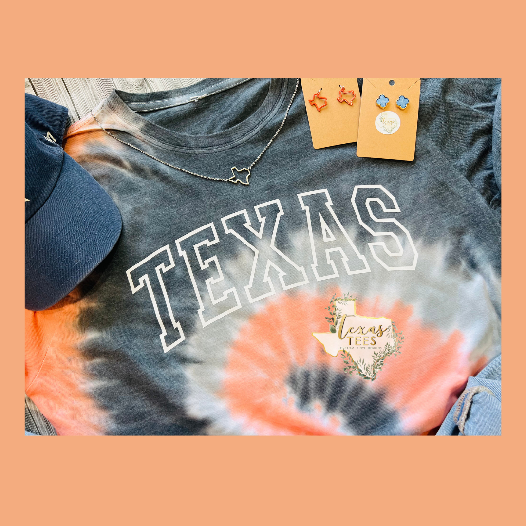 TEXAS Tie-Dye Tee