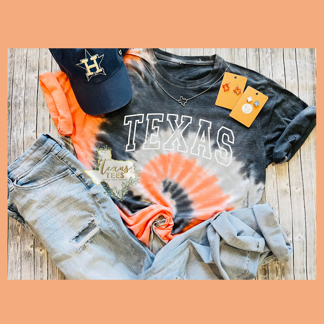 TEXAS Tie-Dye Tee