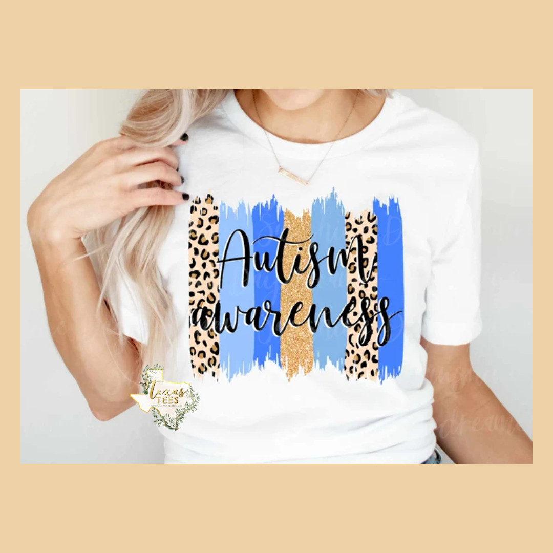 Autism Awareness Cheetah Tee