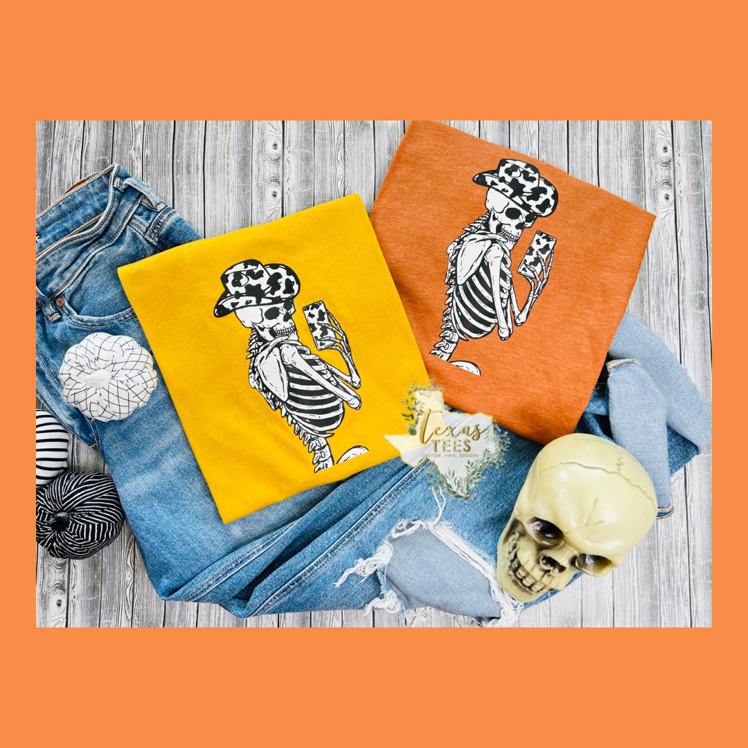 Skeleton Selfie Tee