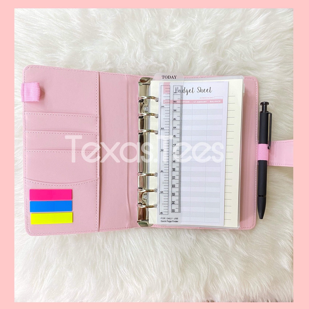 Customizable Budget Book