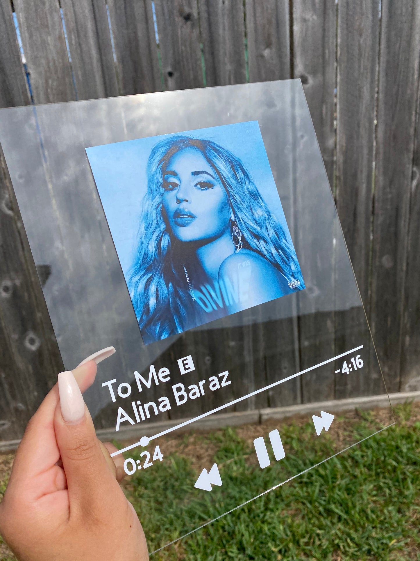 Frameless Music Plaque