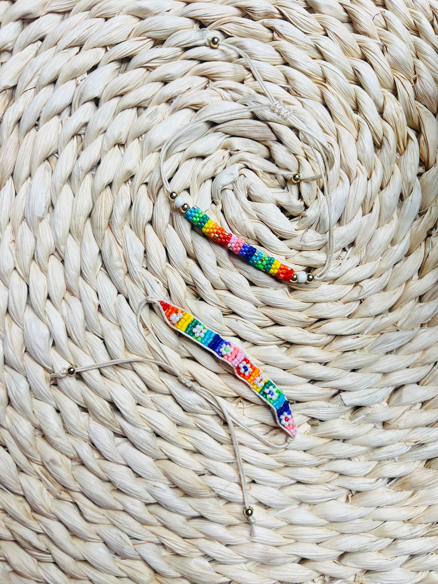 Rainbow Beaded Bracelets