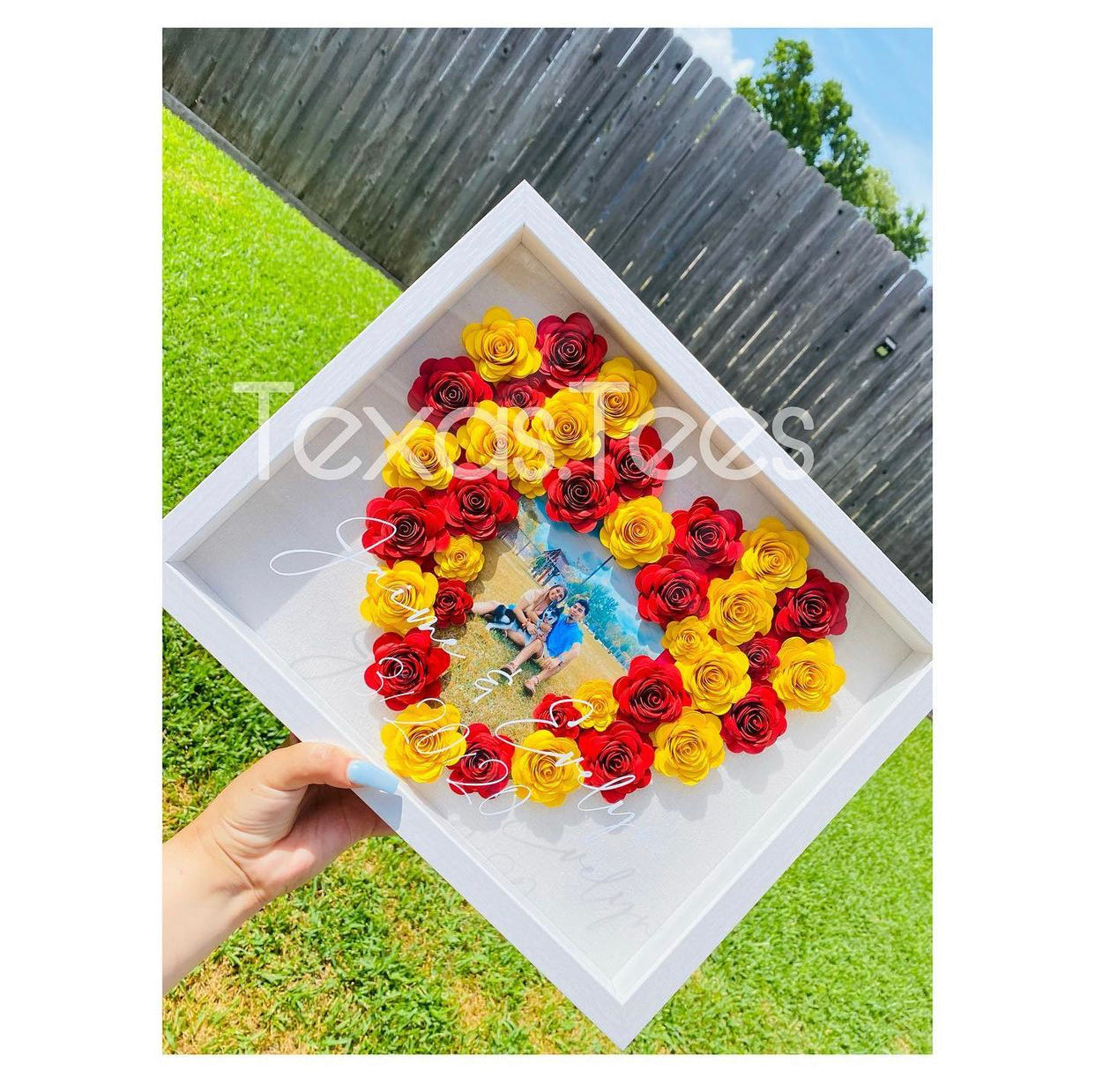 11x14 Flower Heart Shadow Box
