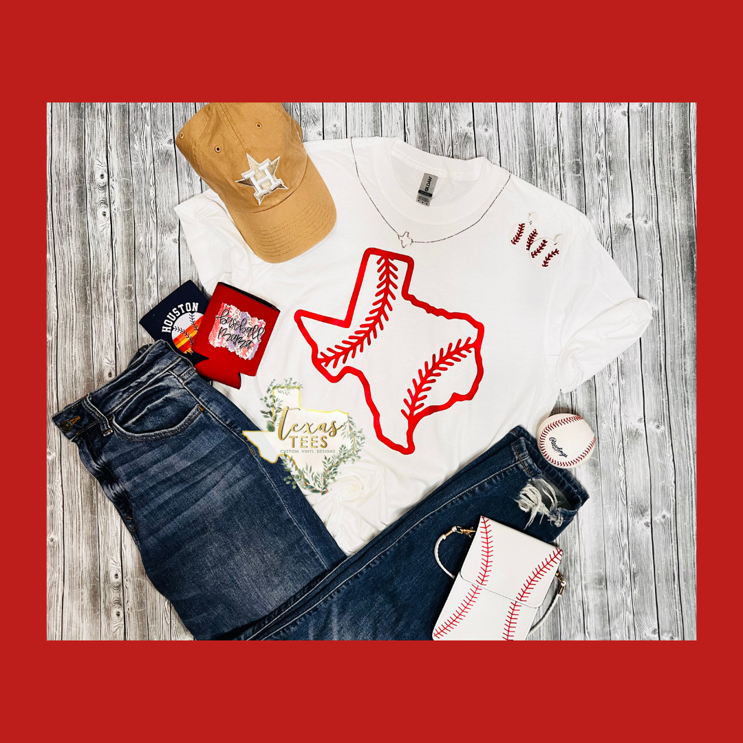 Texas Baseball Tee
