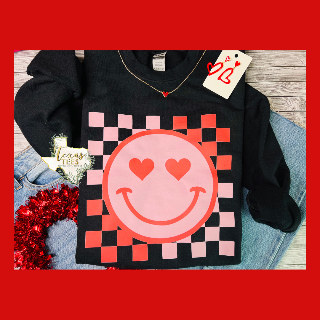Retro Valentine's Smiley