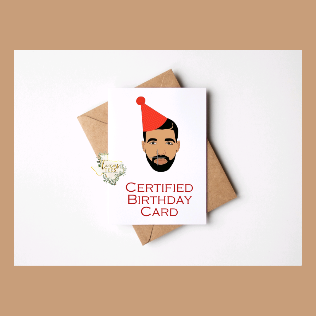 Certified Birthday Card