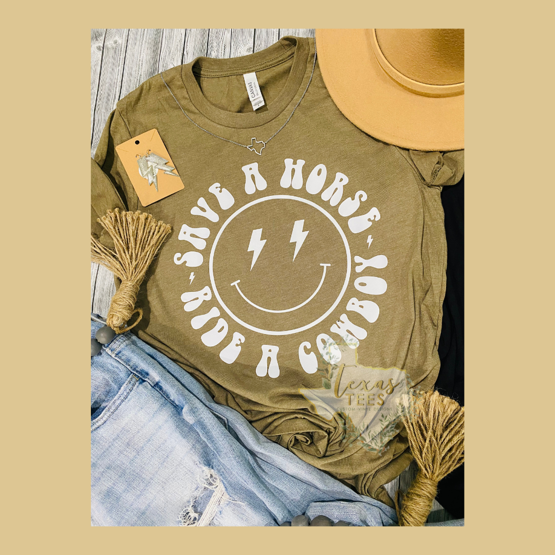 Save A Horse Ride A Cowboy Tee