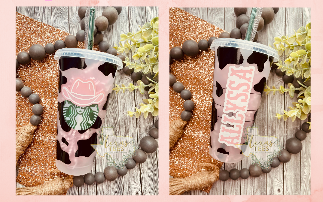 Cowgirl Starbucks Cold Cup
