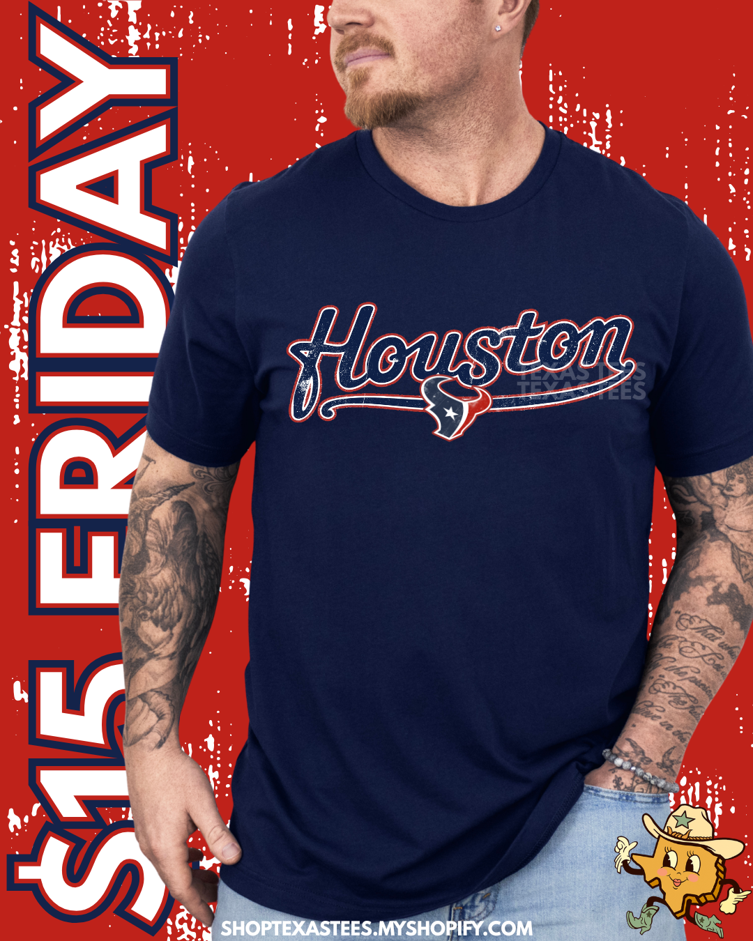 $15 FRIDAY : Newborn - Adult 5XL Sizes