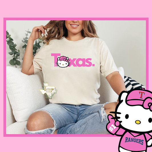 HK Texas PINK LETTERING - ADULT SIZING