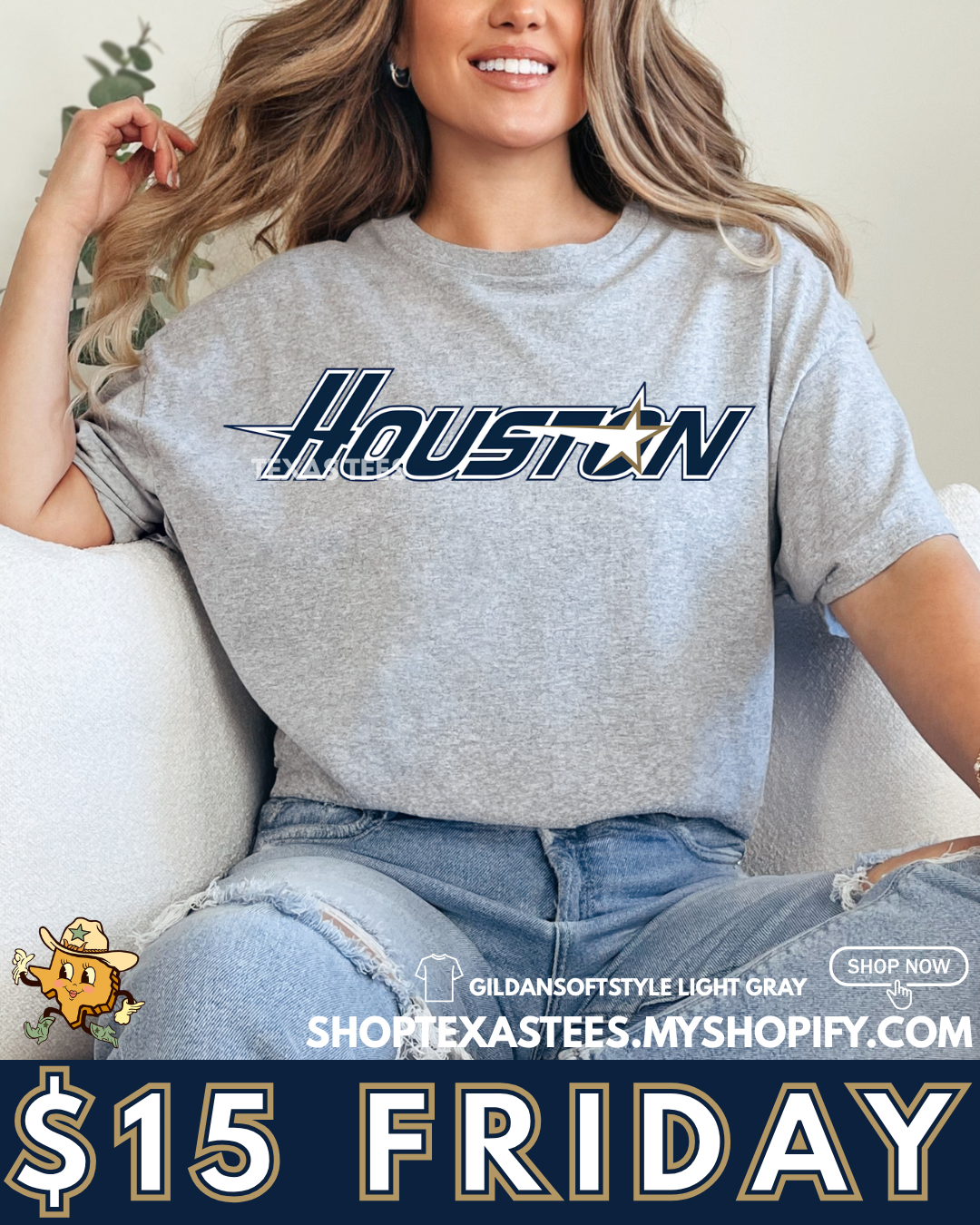 $15 FRIDAY : Newborn - Adult 5XL Sizes