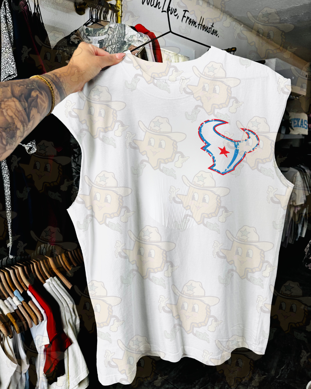 Bull  : Oversized Pocket | White Tee