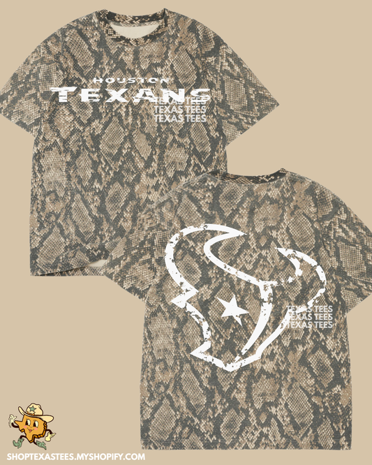 HTEX / DISTRESSED BULL - Rattlesnake Heavyweight Oversized Tee